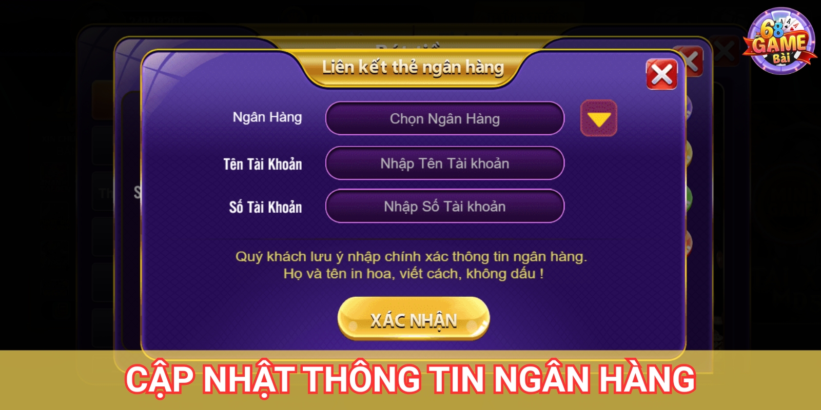Hướng Dẫn Cách Rút Tiền 68 Game Bài An Toàn, Nhanh Chóng 1 Quy định và điều kiện rút tiền 68 Game Bài