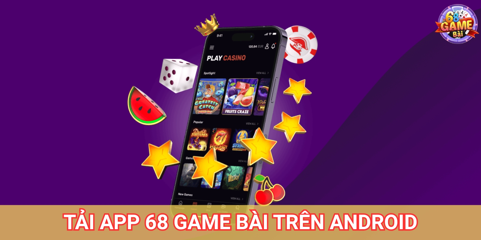 Hướng dẫn cách tải app 68 Game Bài trên Android Hướng dẫn cách tải app 68 Game Bài trên Android